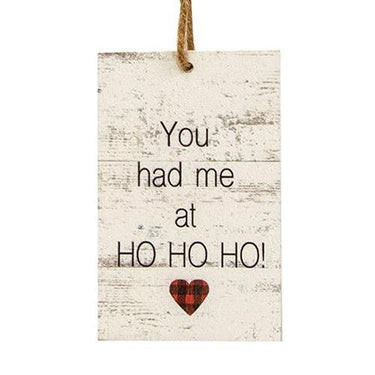 4 Set Dear Santa Heart Tag Ornaments - The Fox Decor